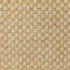HomeRoots Polypropylene 8’ Round Solid Sand Beige Indoor Outdoor Area Rug