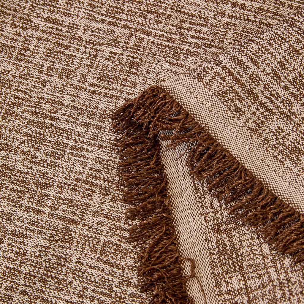 Linen-Look Textured Couch Throw Cover, Breathable Sofa Blanket & Furniture Protector