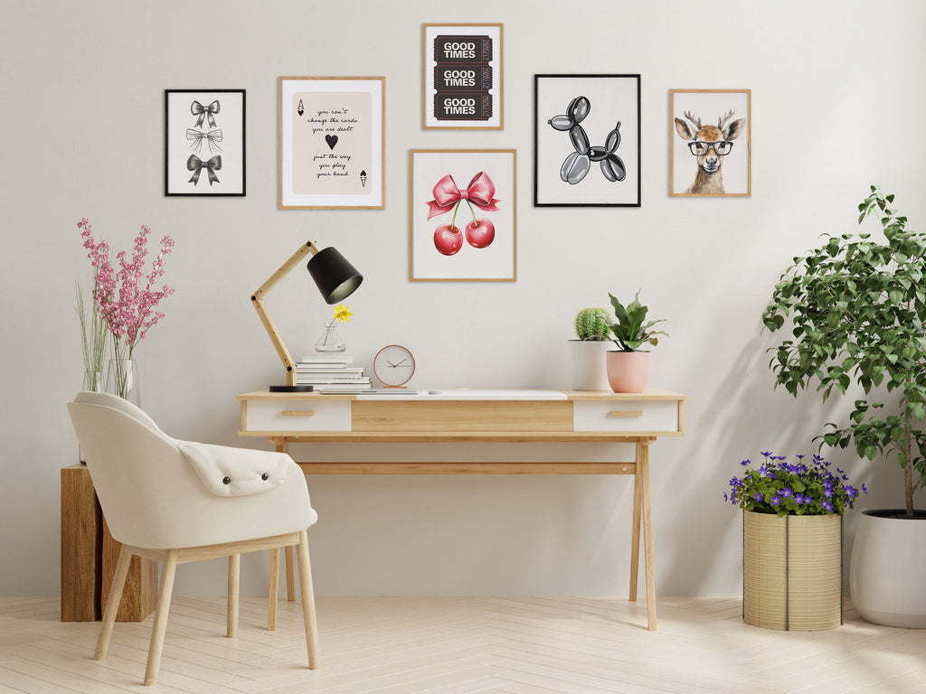 Gallery Cute Deer Wearing Glasses Print by The Creative Bunch Studio