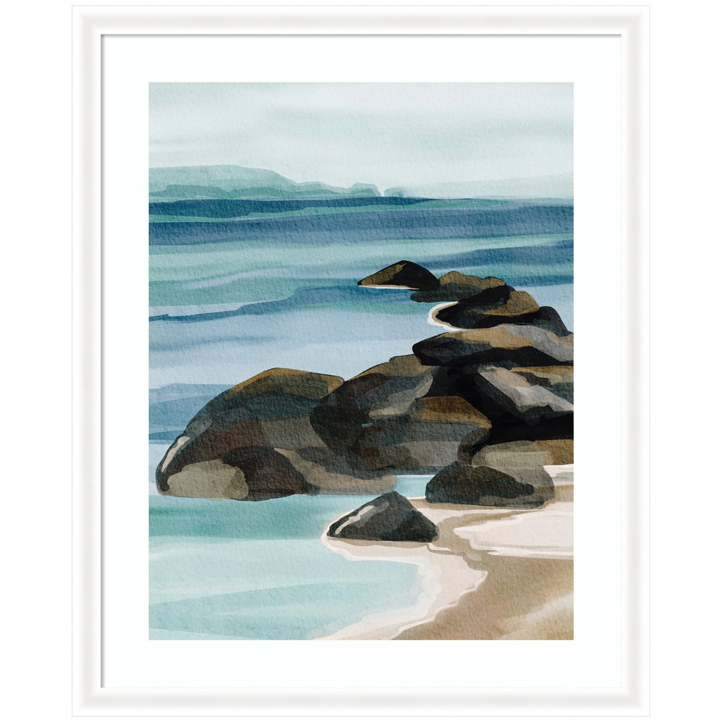 Framed Art Ocean Breeze ll by Nikita Jariwala