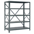 Quantum Storage 3918365 5Shelf Ironman 22 Guage Steel Open Shelving Storage Unit, 36 Inch  W X 18 Inch  D X 39 Inch  H, Powder Coated Steel