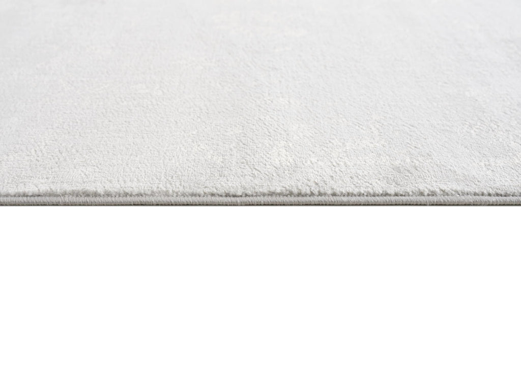 HomeRoots Grey 100% Polypropylene 2’ x 3’ Modern Gray Distressed Scatter Rug