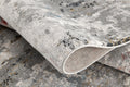 2 X 20 Gray Abstract Pattern Runner Rug