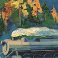 36 X 48 Rainier National Park C1920S Vintage Travel Poster Wall Art