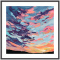 Framed Art Sunset Study by Emily Kenney