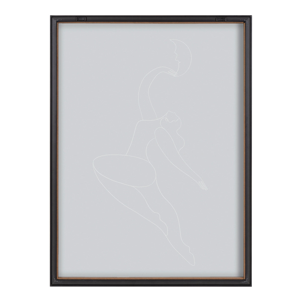 Blake Sometimes When you Fall You Fly Blue Framed Printed Glass by Maggie Stephenson