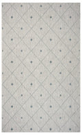 5 x 8 Blue Diamonds Indoor Outdoor Area Rug