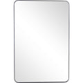 Rectangular Clean Metal Mirror