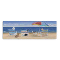 30 x 10 Dogs Perfect Beach Day Canvas Wall Art