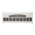 71 classic White And White Solid console Table With Storage