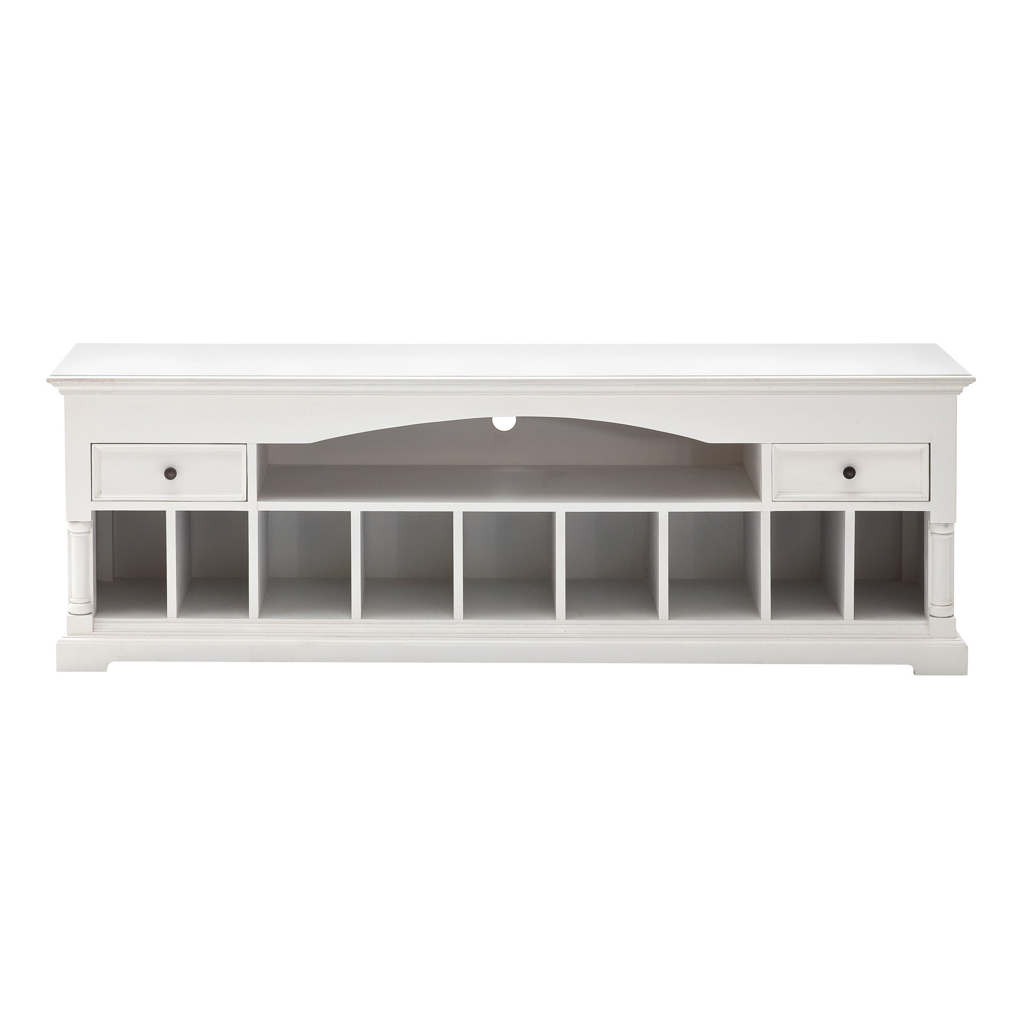 71 classic White And White Solid console Table With Storage