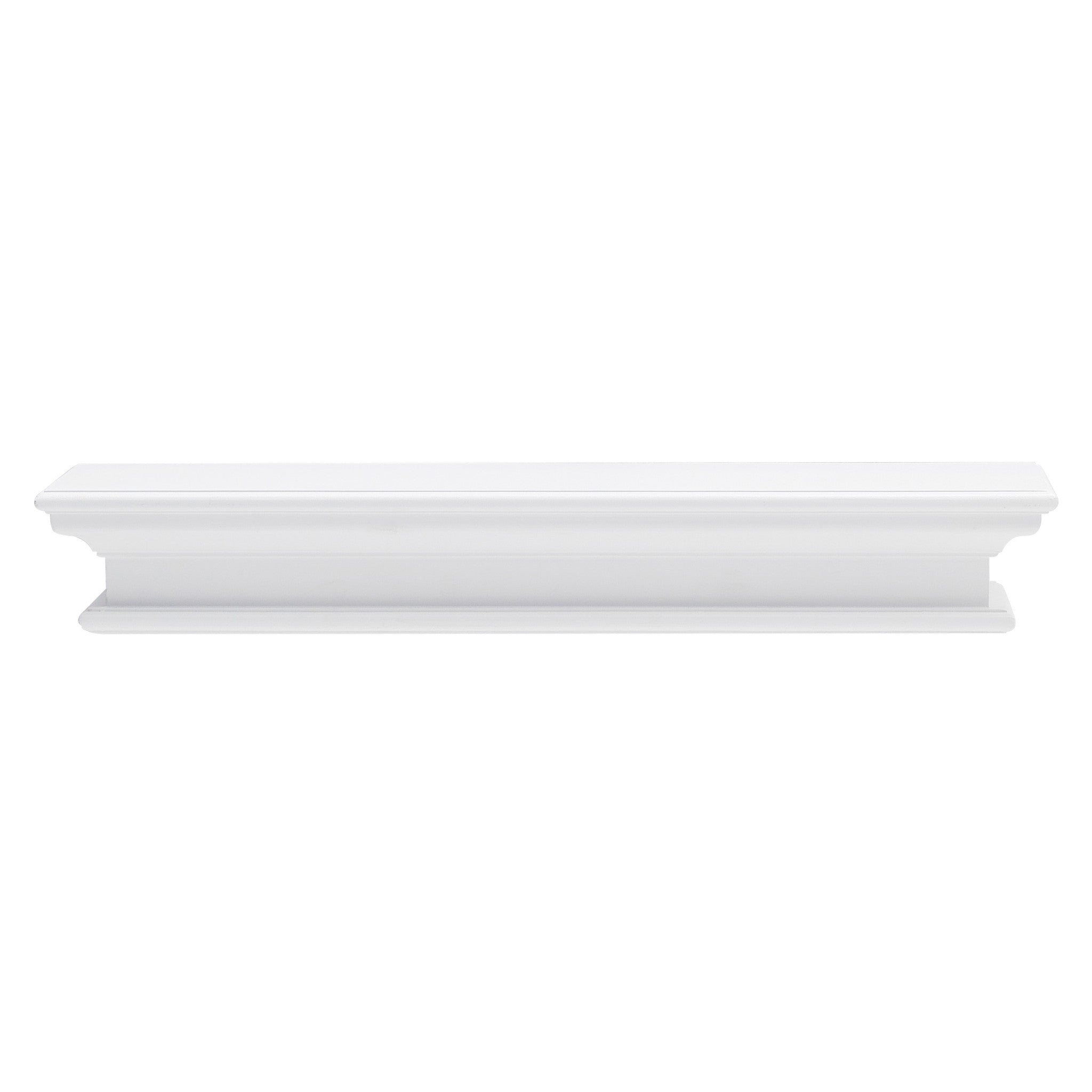 32 Classic White Floating Wall Shelf