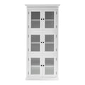 Classic White Three Level Storage Cabinet