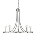 Sawyer 5-Light Satin Nickel Chandelier
