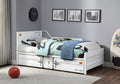 Daybed & Trundle (Twin Size)  White Tianjin