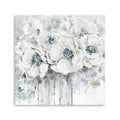 40 Winter Blues Flower Canvas Wall Art