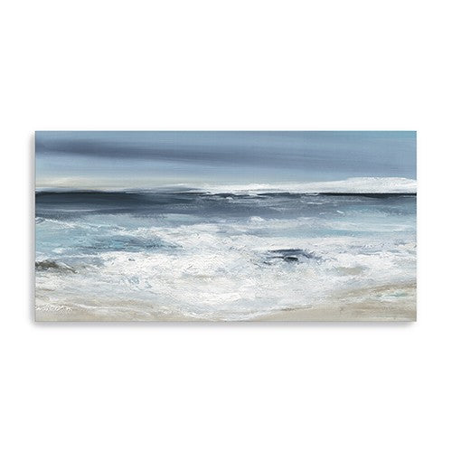 40 Long Beach Shore Canvas Wall Art