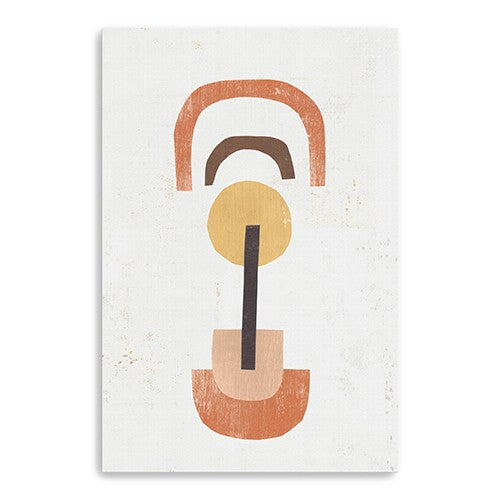 38 Abstract Shapes in Balance Canvas Wall Art