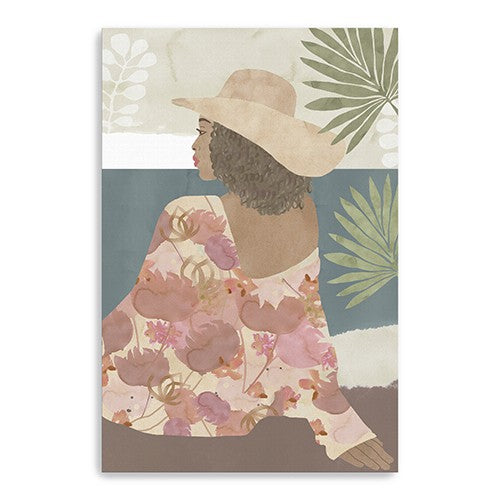 48 Bohemian Terracotta Lady Canvas Wall Art