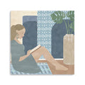 30 Bohemian Book Lady Canvas Wall Art
