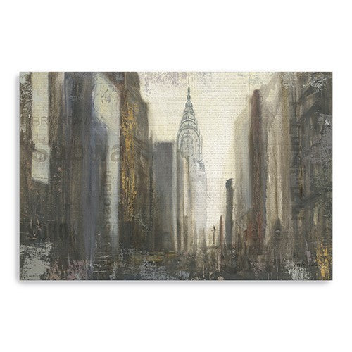 24 NYC Urban Street Scene Canvas Wall Art