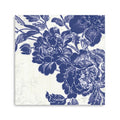 20 Blue Toile Rose Canvas Wall Art