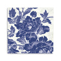 20 Blue Toile Roses Canvas Wall Art