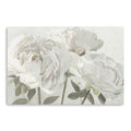 24 Neutral Flowers in Bloom Canvas Wall Art