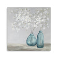 20 White Spring Flowers Canvas Wall Art