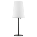 Antique Bronze and White Table Lamp