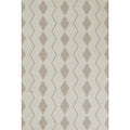 Contemporary Rectangle Area Rug, Ivory, 2 X 3