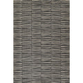 Contemporary Rectangle Area Rug, Black, 710 Inch  X 910 Inch