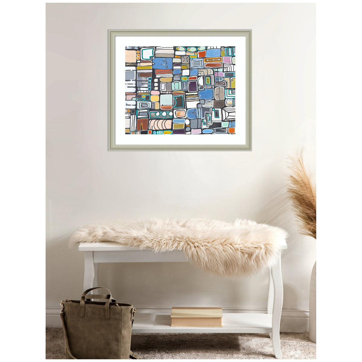 Framed Art Newsprint Horizontal by Leah Nadeau