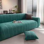 High Stretch Chevron Sofa Cover, Soft Washable Textured Jacquard Slipcover for Couch
