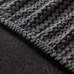 Modern Textured Stretch Sofa Cover, Plush Fleece Sofa Slipcover with 3D Stripe Texture