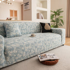 High Stretch Thick 3D Spacer Sofa Cover, Air-Layer Jacquard Cushioned Couch Slipcover