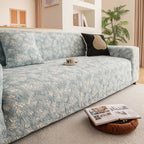 High Stretch Thick 3D Spacer Sofa Cover, Air-Layer Jacquard Cushioned Couch Slipcover
