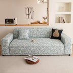 High Stretch Thick 3D Spacer Sofa Cover, Air-Layer Jacquard Cushioned Couch Slipcover