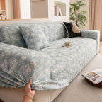 High Stretch Thick 3D Spacer Sofa Cover, Air-Layer Jacquard Cushioned Couch Slipcover