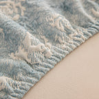 High Stretch Thick 3D Spacer Sofa Cover, Air-Layer Jacquard Cushioned Couch Slipcover