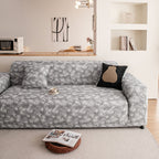 High Stretch Thick 3D Spacer Sofa Cover, Air-Layer Jacquard Cushioned Couch Slipcover