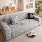 High Stretch Thick 3D Spacer Sofa Cover, Air-Layer Jacquard Cushioned Couch Slipcover