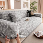 High Stretch Thick 3D Spacer Sofa Cover, Air-Layer Jacquard Cushioned Couch Slipcover
