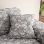 High Stretch Thick 3D Spacer Sofa Cover, Air-Layer Jacquard Cushioned Couch Slipcover