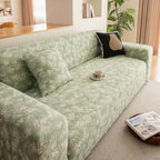 High Stretch Thick 3D Spacer Sofa Cover, Air-Layer Jacquard Cushioned Couch Slipcover
