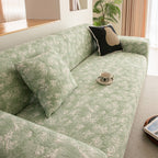 High Stretch Thick 3D Spacer Sofa Cover, Air-Layer Jacquard Cushioned Couch Slipcover
