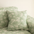 High Stretch Thick 3D Spacer Sofa Cover, Air-Layer Jacquard Cushioned Couch Slipcover