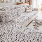 Stretch Individual Cushion Slipcovers, Furniture Protector with Elastic Bottom, Couch Cover Replacement