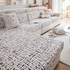 Stretch Individual Cushion Slipcovers, Furniture Protector with Elastic Bottom, Couch Cover Replacement