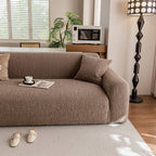 Elastic Stretch Sofa Cover Slipcover, Soft Plush Bubble Textured Jacquard Couch Cover